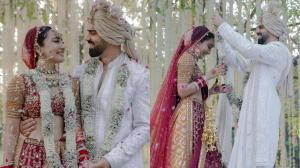 Surbhi Jyoti Shares Enchanting Wedding Photos with Sumit Suri