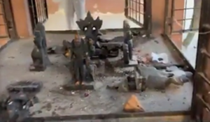 Another temple vandalised in outskirts of Hyderabad 