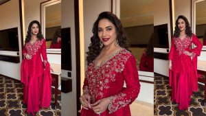 Madhuri Dixit says she is eternally in love with red colour