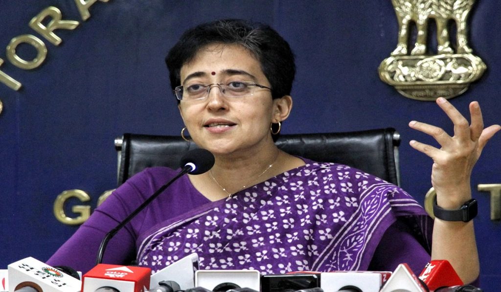 Delhi CM Aatishi