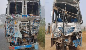 Bus-Truck Collision in Narnaund: Police lodged complaint against HRTC Driver