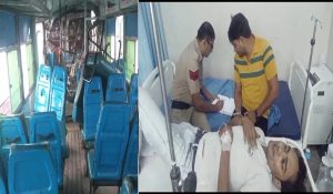 Bus and truck collide in Palwal due to dense fog, many passengers injured