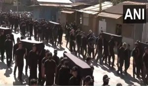 Manipur unrest: Kuki groups holds mock ‘coffin’ rally in Churachandpur, demanding justice for those killed
