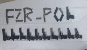 Crackdown against illegal weapons: Ferozepur Police arrest two suspects; 11 pistols, 21 magazines recovered