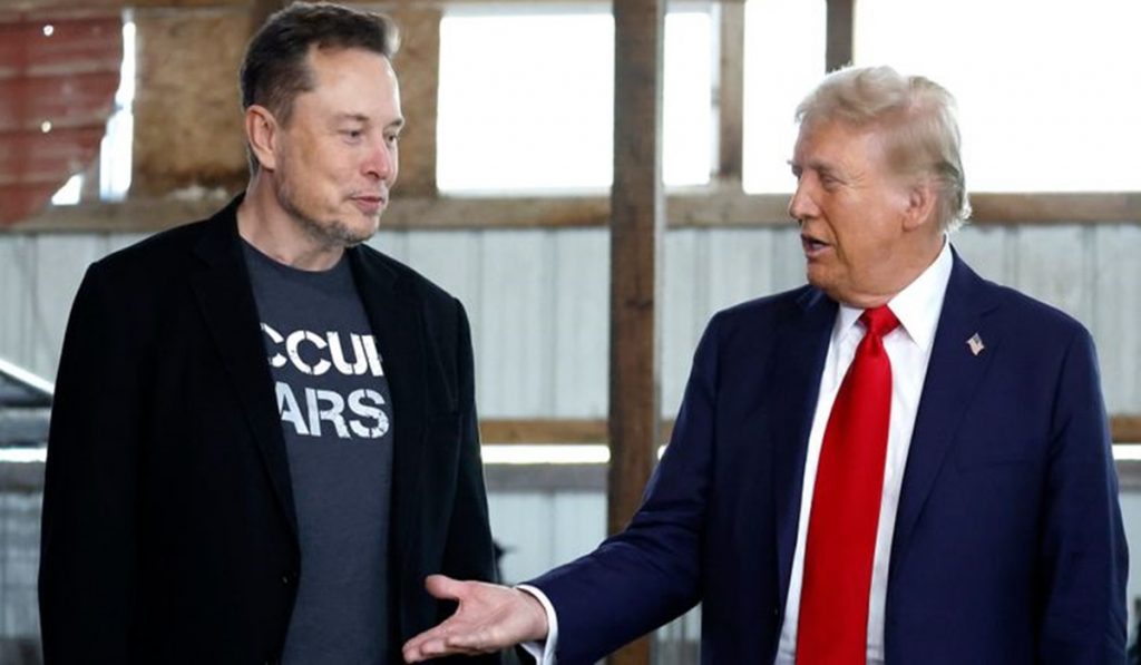 Elon Musk And Donald Trump File Photo