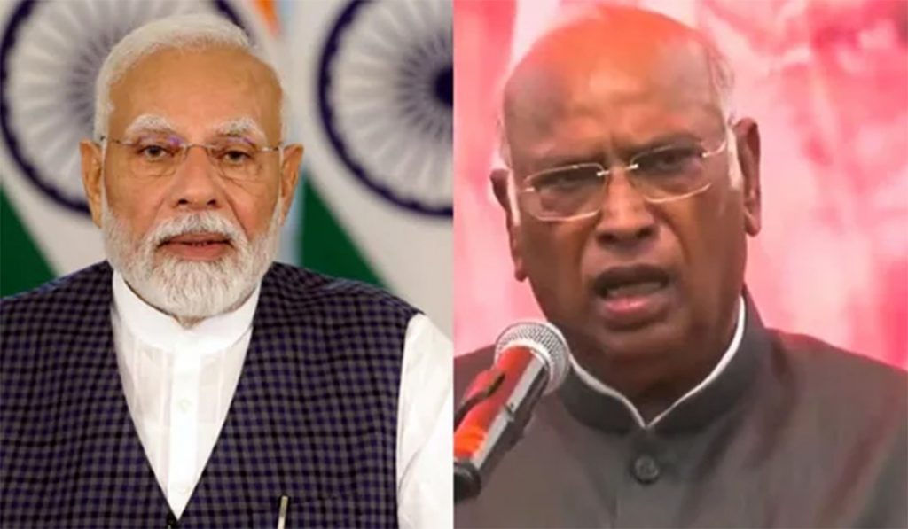 Modi and Kharge