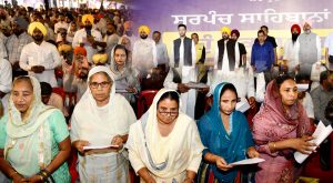 CM administers oath of office to newly elected 10031 Sarpanchs from across state, in presence of Kejriwal