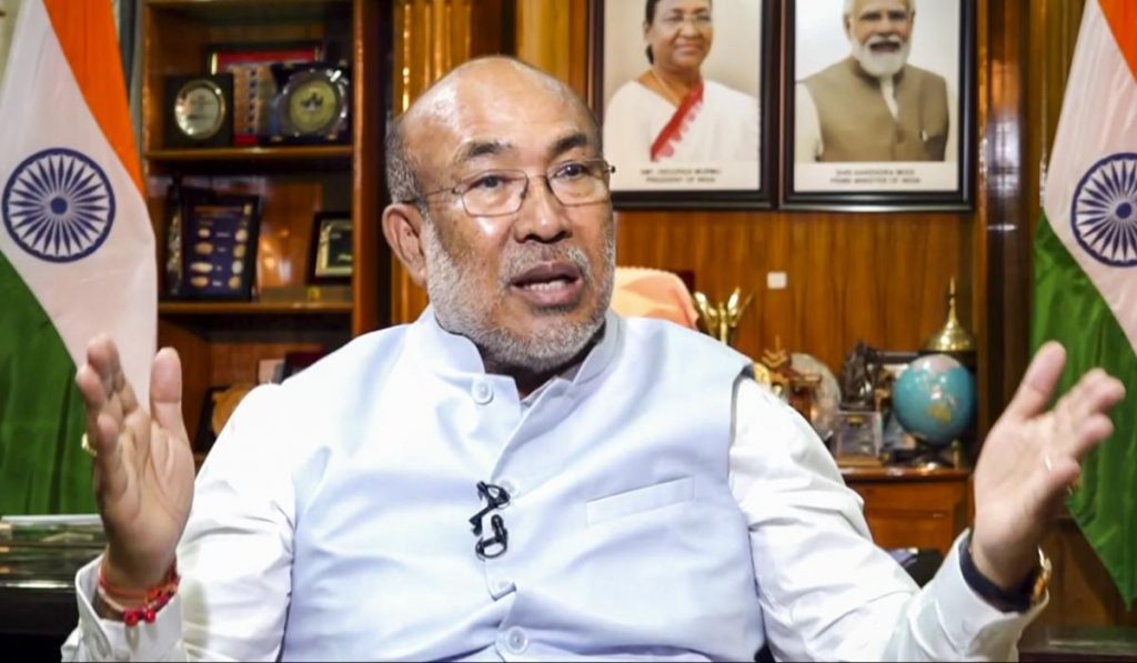 Manipur CM N Biren Singh