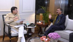 HP CM Sukhu meets Union Minister Piyush Goyal, urges to provide special Industrial package