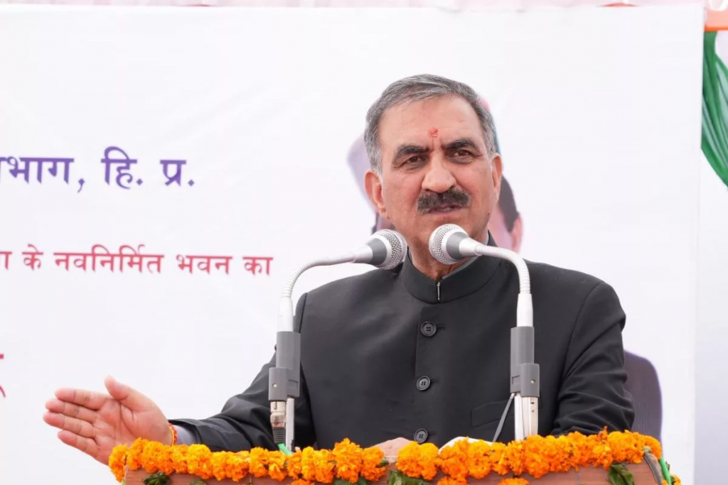 CM Sukhu: Himachal Govt will give Rs 1,000 every month to children of helpless parent