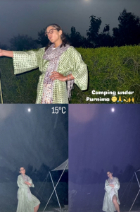 Sara Ali Khan shares a peek into her ‘camping under Purnima’
