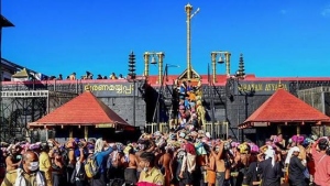 Pilgrims Gather at Sabarimala Temple for Festival Opening