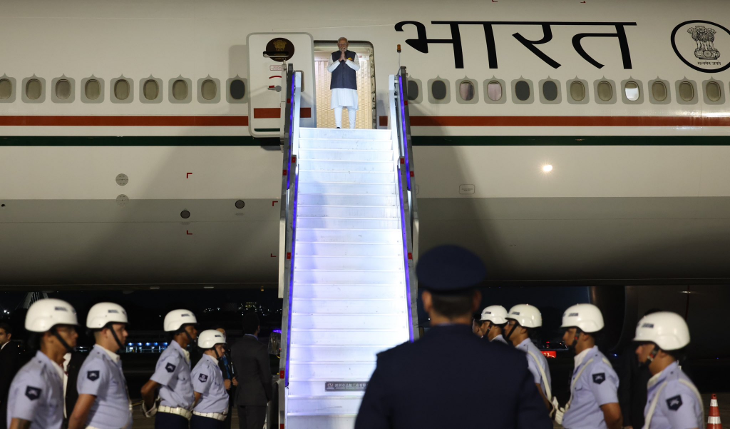 PM Modi arrives in Brazil to participate in G20 Summit