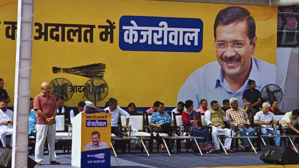 Our 6 free services in Delhi pinching rivals: Kejriwal at 'Revadi par Charcha' campaign