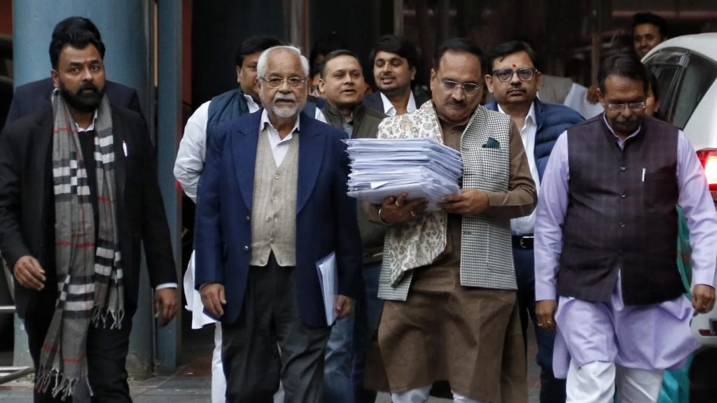 BJP leaders present evidence of illegal voters in Delhi, urge EC for swift action