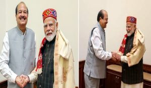 Himachal MP Harsh Mahajan meets PM Modi, seeks highway to connect Chamba with Leh