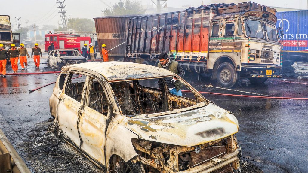 Death Toll in Jaipur LPG Tanker Blast Rises to 19 as Victim Succumbs to Injuries