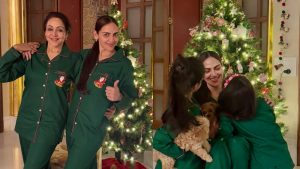 Hema Malini celebrates ‘girl power’ by twinning with daughter and granddaughters