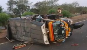 Elderly passenger dies in bike-auto collision in Sanauli