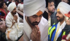 Punjabi Singer Diljit Dosanjh seeks blessings at Mahakaleshwar Temple in Ujjain, witnessed Bhasma Aarti