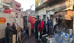 Fire breaks out in general store in Hisar due to short circuit, 10 fire brigade vehicles brought it under control