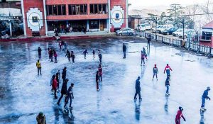 Skating begins at Asia’s largest rink in Shimla, opened for tourists from across country