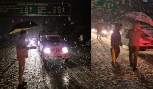 Himachal: Kullu police rescued 5000 stranded tourists due to heavy snowfall