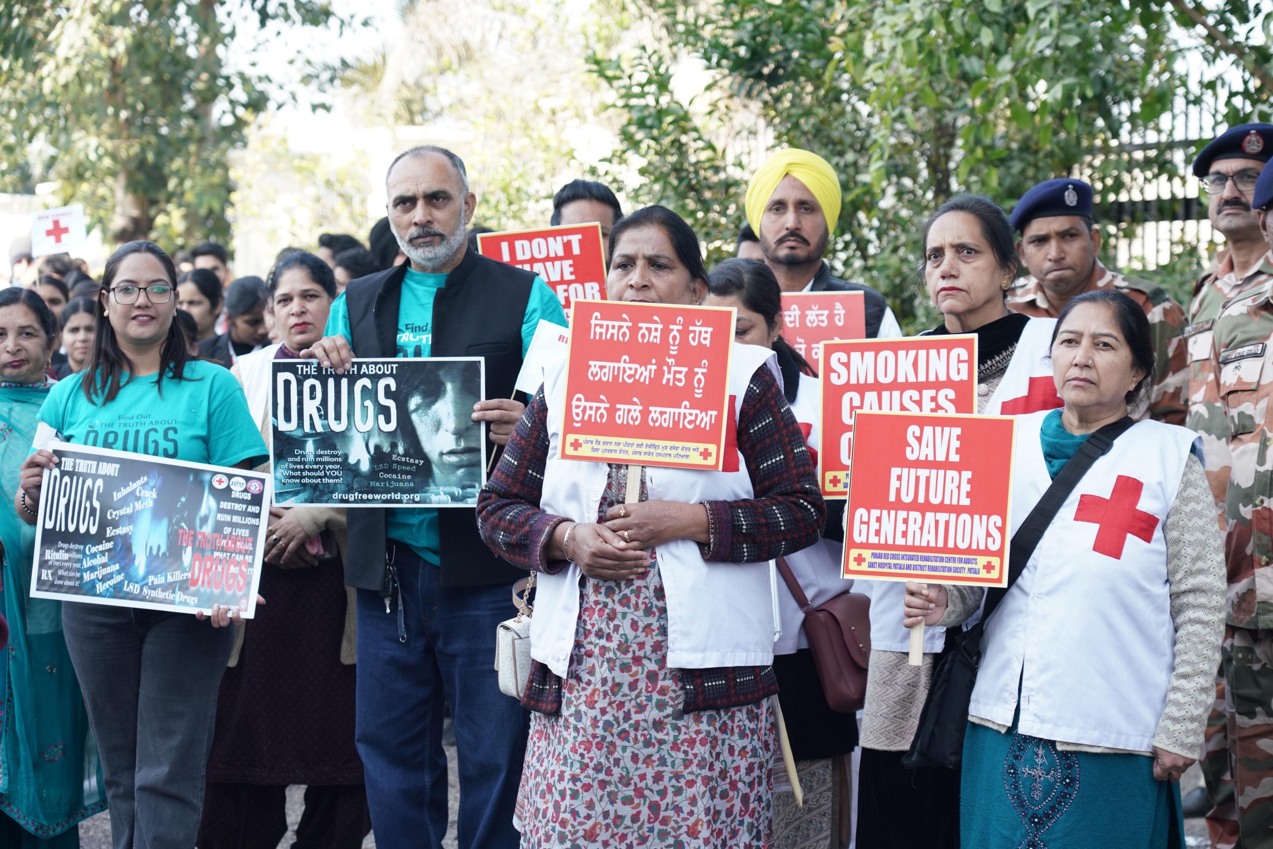 Local People Participated In Nasha Mukat Punjab Rally 