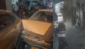 Car crashes an old man in Rohtak, injured sifted to PGI Rohtak for treatment
