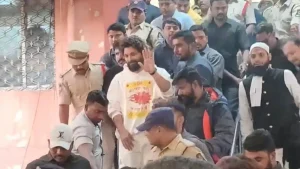 Allu Arjun steps out of jail after spending night, leaves after 14 hours