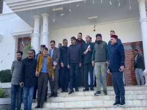 BJP leaders walks out of Vadhaan Sabha in Himachal Pradesh on its last day of winter session
