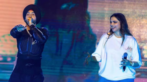 Deepika Padukone, Diljit Dosanjh bring the house down at Punjabi superstar’s Bengaluru concert