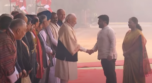 Sri Lankan President receives ceremonial welcome at Rashtrapati Bhavan
