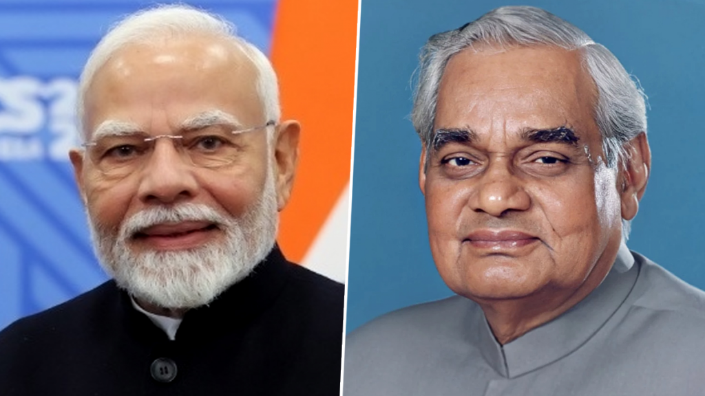 PM Modi leads nation in paying tributes to Atal Bihari Vajpayee