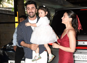 Alia Bhatt and Ranbir Kapoor’s Daughter Raha Steals the Spotlight with a Sweet Flying Kiss at Kapoor Family Christmas Brunch