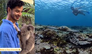 Ishaan takes a dive to see the Great Barrier Reef amid Australian holiday