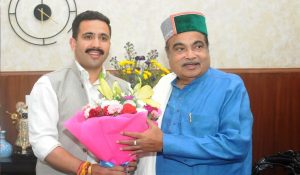 Himachal Pradesh PWD minister Vikramaditya Singh thanks Union Minister Nitin Gadkari for help on road connectivity