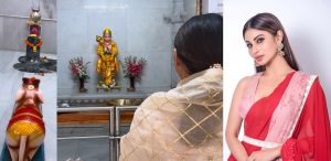 Mouni Roy embraces the divine possibilities this new year