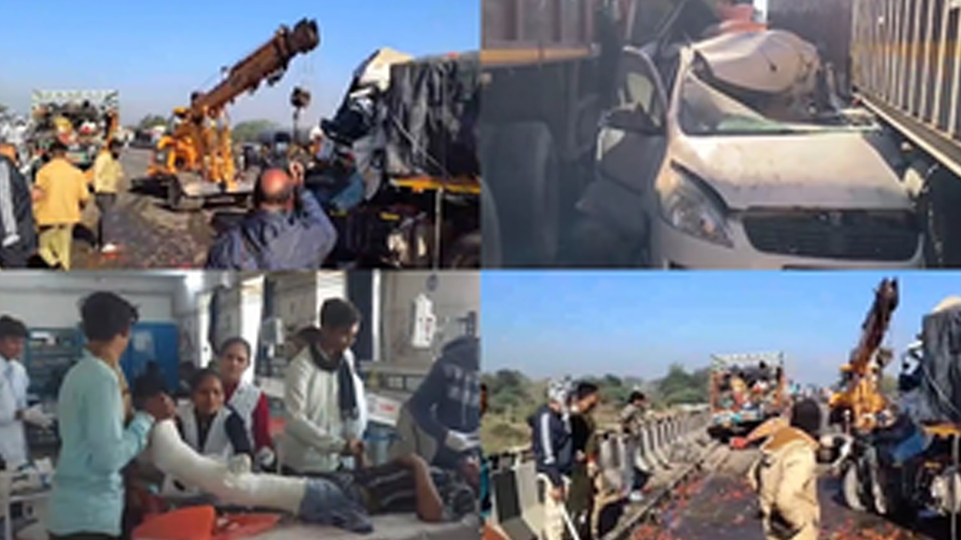 Multi-vehicle collision in Rajasthan’s Bhilwara, many injured