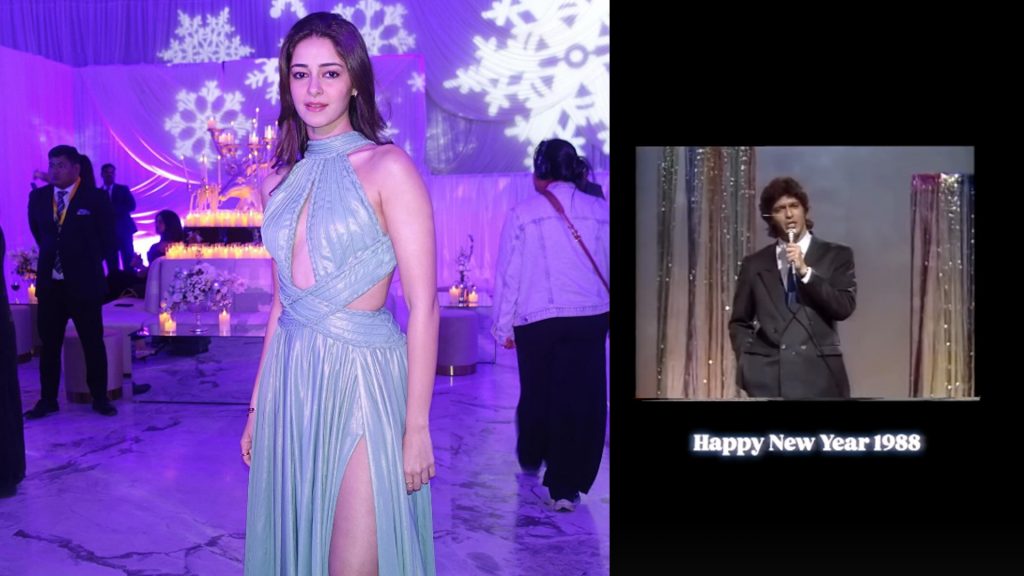 Ananya Panday shares throwback video of her father Chunky Panday hosting 80s New Year event