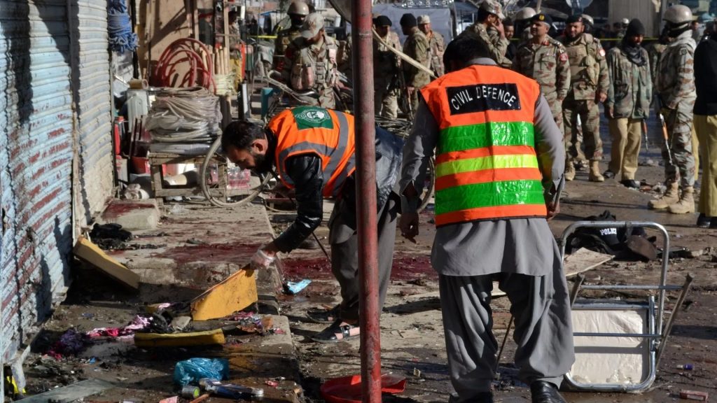 Suicide blast kills 5 security personnel in Balochistan province