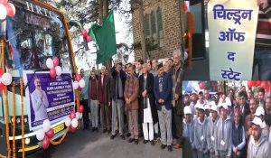 CM Sukhvinder Sukhu flags off a 13-day tour of “Children Of State” in Shimla