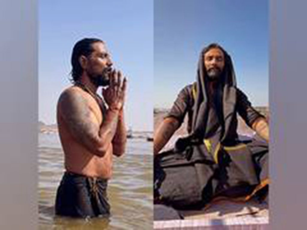 Choreographer Remo D'Souza takes a holy dip at Maha Kumbh  