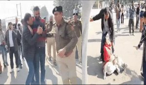Self-immolation attempt by couple after Police stopped meeting Chief Minister Saini