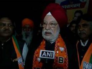 Delhi people angers toward Kejriwal increasing: Hardeep Singh Puri