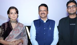 CM Devendra Fadnavis attends screening of Kangana Ranaut’s film ‘Emergency’