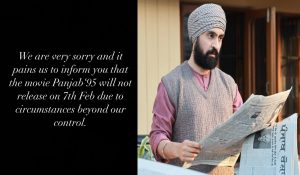 Diljit Dosanjh starrer ‘Punjab 95’ not to release on February 7: ‘Circumstances beyond Control’