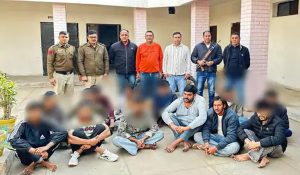 Robbery plan foiled as CIA Team Haryana arrests 15 miscreants, weapons recovered