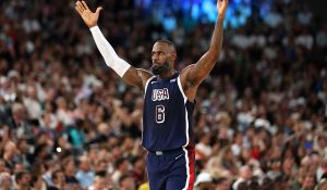 LeBron becomes first NBA player to compete as a teenager and over 40