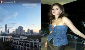 Ananya Panday flies to Bangkok for a short stay
